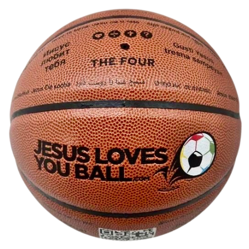 JESUS LOVES YOU basketball size 7 regulation