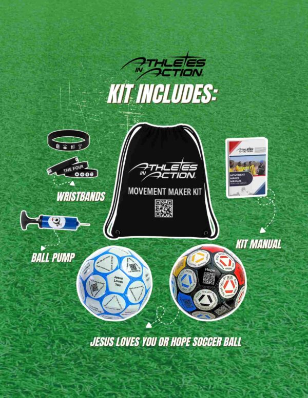 Movement Maker Kit (2 balls, 100 wristbands, pump, manual)